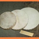 CP BRAND HAND DRUMS - SET OF THREE WITH BEATER - NEW 2019 STOCK - SUPERB QUALITY