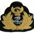 NEW SOUTH AFRICAN NAVY OFFICERS HAT CAP Bullion Badge - HAND EMBROIDERED CP MADE NEW SOUTH AFRICAN NAVY OFFICERS HAT CAP Bullion Badge - HAND EMBROIDERED CP MADE