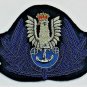 POLAND NAVY OFFICER HAT CAP BLUE BADGE NEW HAND EMBROIDERED CP MADE FREE SHIP US