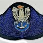 POLAND NAVY OFFICER HAT CAP BLUE BADGE NEW HAND EMBROIDERED CP MADE FREE SHIP US