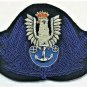 POLAND NAVY OFFICER HAT CAP BLUE BADGE NEW HAND EMBROIDERED CP MADE FREE SHIP US