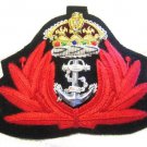 UK ROYAL NAVY NURSE OFFICER'S CAP HAT BADGE KING CROWN HI QUALITY CP MADE