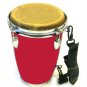 NEW CONGA Drum Mini Red - CP Brand New African Drum Low Price 1st Quality Carry Strap & Tuning Key