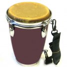 NEW CONGA Drum Mini Brown - CP Brand New African Drum Low Price 1st Quality Carry Strap & Tuning Key