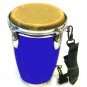 NEW CONGA Drum Mini Blue - CP Brand New African Drum Low Price 1st Quality Carry Strap & Tuning Key