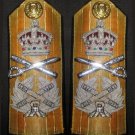 NEW UK ROYAL NAVY HARD Shoulder Boards FLEET ADMIRAL KING CROWN - CP MADE