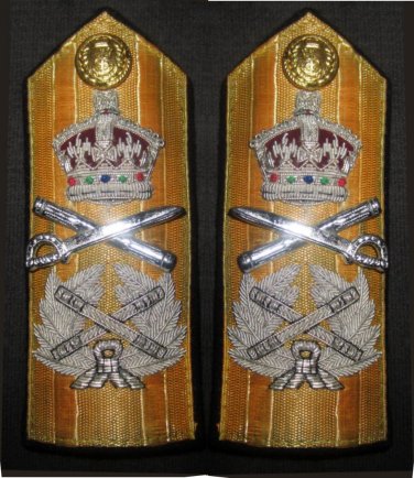 NEW UK ROYAL NAVY HARD Shoulder Boards FLEET ADMIRAL KING CROWN - CP MADE