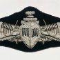 US SURFACE NAVY OFFICERS HAND EMBROIDERED NEW GOLD SILVER BULLION BADGE CP MADE