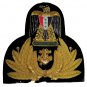 IRAQI NAVY OFFICER HAT CAP BADGE NEW HAND EMBROIDERED FREE SHIP IN USA CP MADE