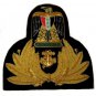 IRAQI NAVY OFFICER HAT CAP BADGE NEW HAND EMBROIDERED FREE SHIP IN USA CP MADE
