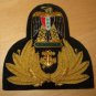 IRAQI NAVY OFFICER HAT CAP BADGE NEW HAND EMBROIDERED FREE SHIP IN USA CP MADE