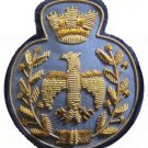BRUNEI ROYAL AIR FORCE OFFICERS HAT CAP  GOLD BULLION BADGE - FREE SHIP IN USA