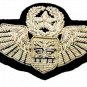 US AIR FORCE MASTER NAVIGATOR OBSERVER WINGS SILVER BULLION 3 INCH CP HAND MADE