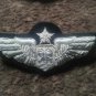 US AIR FORCE COMBAT SYSTEM OFFICER PILOT WING SILVER BULLION 3" CP BRAND US FREE