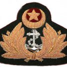 PAKISTAN NAVY OFFICERS, GENERALS UNIFORM HAT CAP HILAL STAR BADGE NEW - CP MADE PAKISTAN NAVY OFFICERS, GENERALS UNIFORM HAT CAP HILAL STAR BADGE NEW - CP MADE