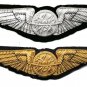 US ARMY AIR CORP WW2 NAVIGATOR SILVER GOLD WINGS 3 INCH CP BRAND 4 COLLECTORS
