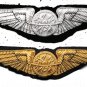 US ARMY AIR CORP WW2 NAVIGATOR SILVER GOLD WINGS 3 INCH CP BRAND 4 COLLECTORS
