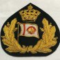 NEW DUTCH SHELL OIL FREIGHTER OCEAN LINE CREW CAPTAIN UNIFORM HAT CAP BADGE (CP)