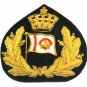 NEW DUTCH SHELL OIL FREIGHTER OCEAN LINE CREW CAPTAIN UNIFORM HAT CAP BADGE (CP)