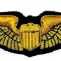 US AIR FORCE PILOT WINGS GOLD BULLION BADGE 3 INCHES - CP BRAND FREE USA SHIP