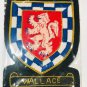 WALLAC SCOTTISH CLAN NAME BADGE GOLD SILVER BULLION NEW HAND EMBROIDERED CP MADE