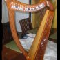 CP BRAND NEW 27 STRINGS 39" HIGH LEVER HARP PLUS CARRY BAG HAND ENGRAVED QUALITY