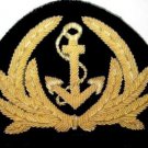 VIETNAM NAVY OFFICER GOLD HAT BADGE NEW HAND EMBROIDERED SHIP WORLDWIDE CP MADE VIETNAM NAVY OFFICER GOLD HAT BADGE NEW HAND EMBROIDERED SHIP WORLDWIDE CP MADE