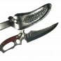 COLUMBIA CP Brand New Straight Stainless Fixed Blade Hunting Knife + Sheath 1023