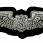 US ARMY AIR FORCE SERVICE PILOT SILVER WING  EXCELLENT QUALITY CP BRAND