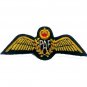 PAKISTAN AIR FORCE PILOT GOLD BULLION WIRE WING  EXCELLENT QUALITY CP BRAND