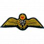 PAKISTAN AIR FORCE PILOT GOLD BULLION WIRE WING  EXCELLENT QUALITY CP BRAND