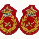 NEW UK BRITISH ARMY WW2 GENERAL RANK BULLION WIRE SHOULDER EPAULETTE BADGES PAIR NEW UK BRITISH ARMY WW2 GENERAL RANK BULLION WIRE SHOULDER EPAULETTE BADGES PAIR