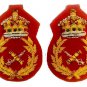 NEW UK BRITISH ARMY WW2 GENERAL RANK BULLION WIRE SHOULDER EPAULETTE BADGES PAIR