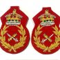 NEW UK BRITISH ARMY WW2 GENERAL RANK BULLION WIRE SHOULDER EPAULETTE BADGES PAIR