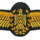 ROYAL EGYPT AIR FORCE GOLD BULLION WIRE PILOT WING EXCELLENT QUALITY CP BRAND ROYAL EGYPT AIR FORCE GOLD BULLION WIRE PILOT WING EXCELLENT QUALITY CP BRAND