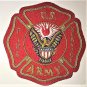 US ARMY FIRE SEVICE BADGE NEW BULLION HAND EMBROIDERED CP MADE FREE SHIP USA