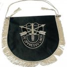 NEW US Army Special Forces DE OPPRESSO LIBER TABLE WALL FLAG BLACK - CP MADE NEW US Army Special Forces DE OPPRESSO LIBER TABLE WALL FLAG BLACK - CP MADE