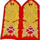 New Iranian Army General GOLD on RED Blazer Epaulettes Shoulder Boards- CP MADE New Iranian Army General GOLD on RED Blazer Epaulettes Shoulder Boards- CP MADE