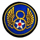 US Army Air Corps 8th Air Force Gold Bullion Badge. CP MADE Excellent Quality US Army Air Corps 8th Air Force Gold Bullion Badge. CP MADE Excellent Quality
