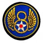 US Army Air Corps 8th Air Force Gold Bullion Badge. CP MADE Excellent Quality