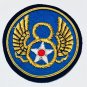 US Army Air Corps 8th Air Force Gold Bullion Badge. CP MADE Excellent Quality