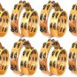 TWO 2 NEW WOOD HEADLESS TAMBOURINES SET  1st QUALITY DOUBLE ROWS JINGLES CP MADE