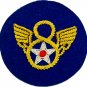 US Army Air Corps 8th Air Force Hand Made Bullion Badge - CP MADE