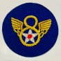 US Army Air Corps 8th Air Force Hand Made Bullion Badge - CP MADE