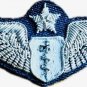 NEW USA AIR FORCE FLIGHT SURGEON SILVER BULLION CHEST WING WITH PINS. CP MADE