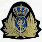 JORDAN NAVY OFFICER HAT CAP BADGE NEW HAND EMBROIDERED SHIP WORDWIDE - CP MADE JORDAN NAVY OFFICER HAT CAP BADGE NEW HAND EMBROIDERED SHIP WORDWIDE - CP MADE