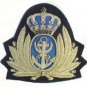 JORDAN NAVY OFFICER HAT CAP BADGE NEW HAND EMBROIDERED SHIP WORDWIDE - CP MADE