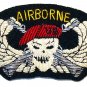 US ARMY AIRBORNE SPECIAL FORCES HAND EMBROIDERED GOLD SILVER BULLION BADGE
