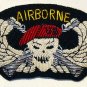 US ARMY AIRBORNE SPECIAL FORCES HAND EMBROIDERED GOLD SILVER BULLION BADGE