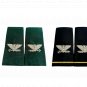 NEW GENUINE US ARMY SOFT SHOULDER EPAULETTES BULLION COLONEL RANK GREEN & BLACK